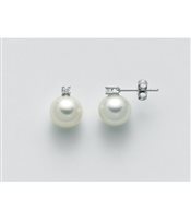 Orecchini Miluna Donna Perle Punto Luce in Oro bianco Perla PER2301 - PER2301